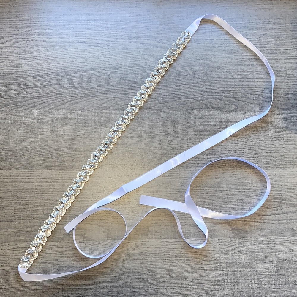 Embellished bridal belt- brand new
